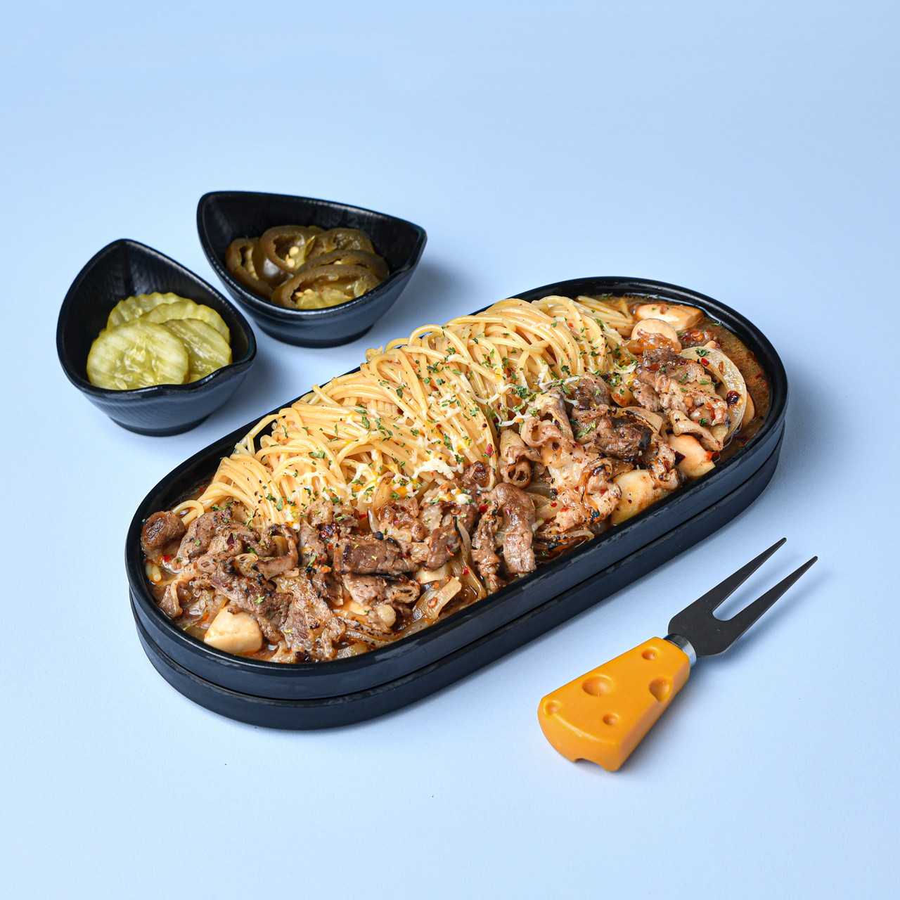 우삼겹 알리오올리오