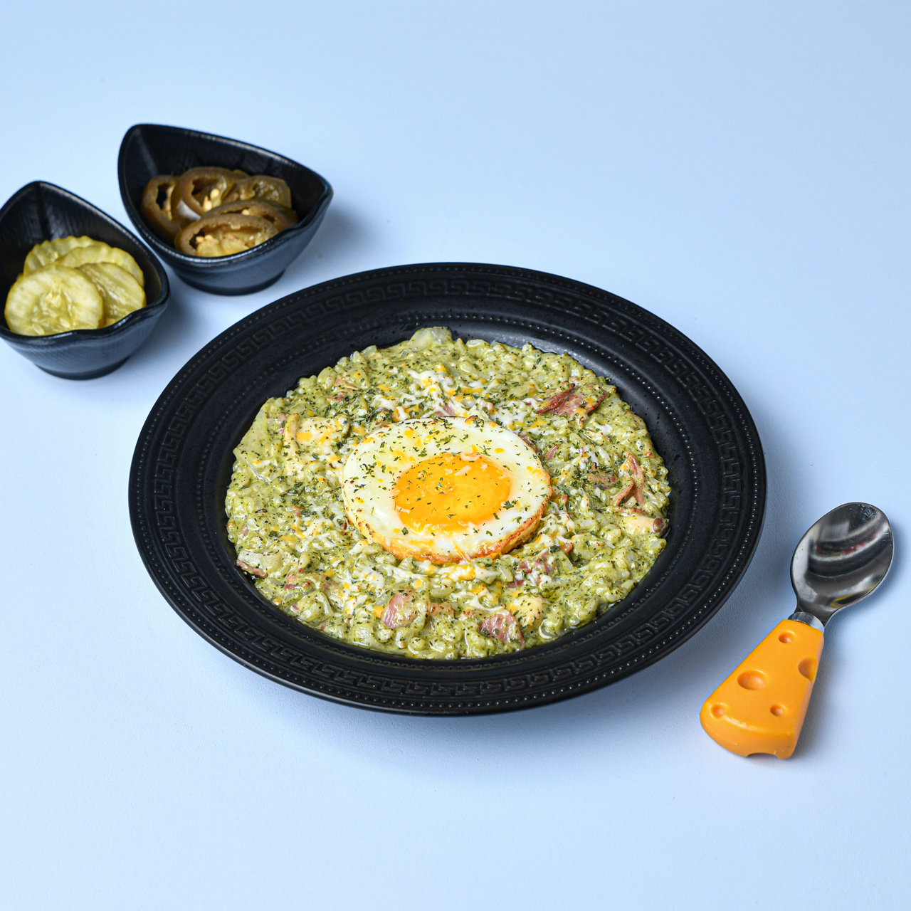 바질크림리조또