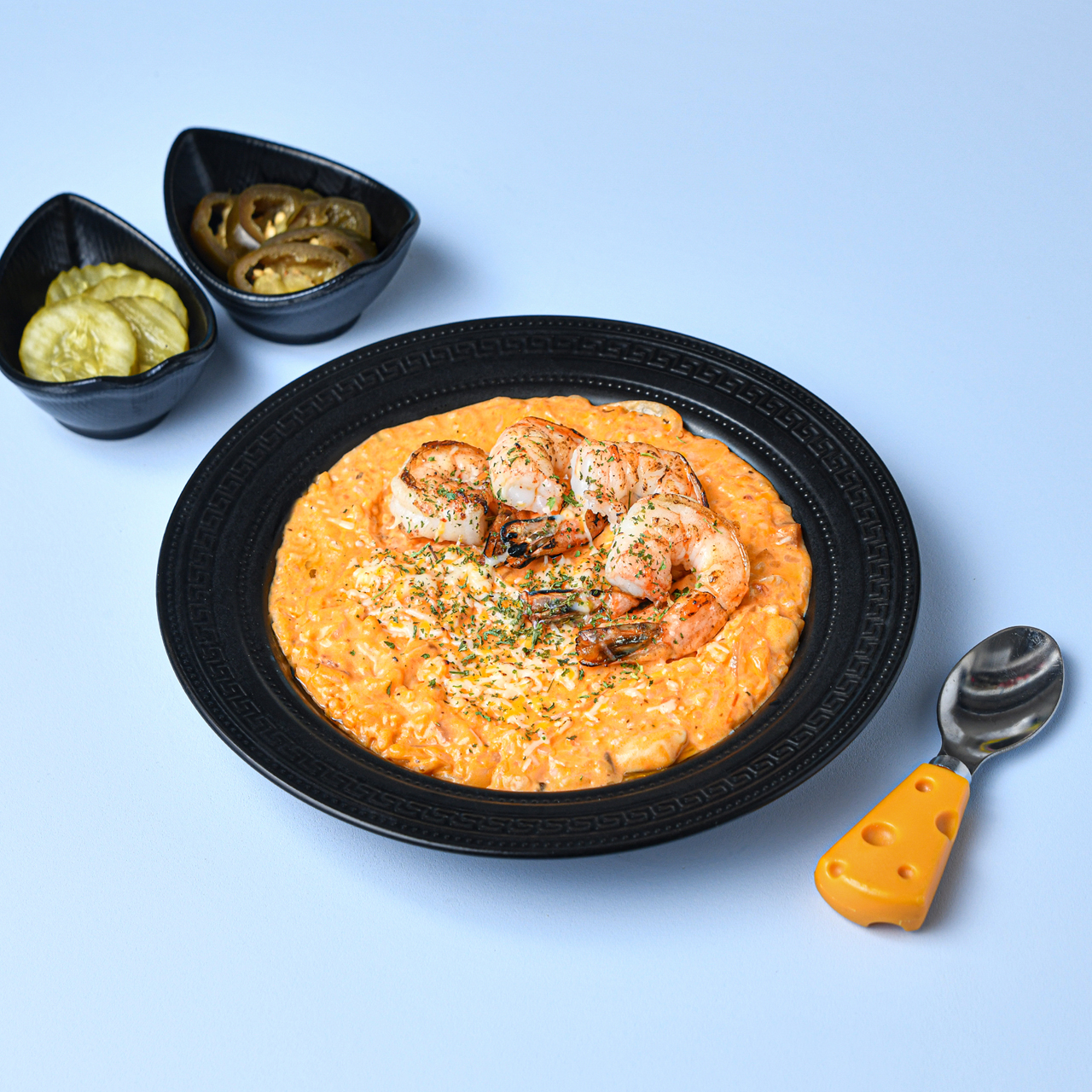 쉬림프 로제 리조또